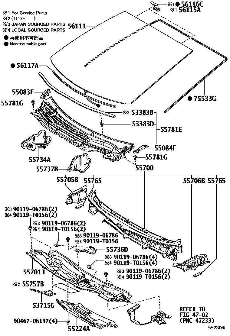 Parts diagram