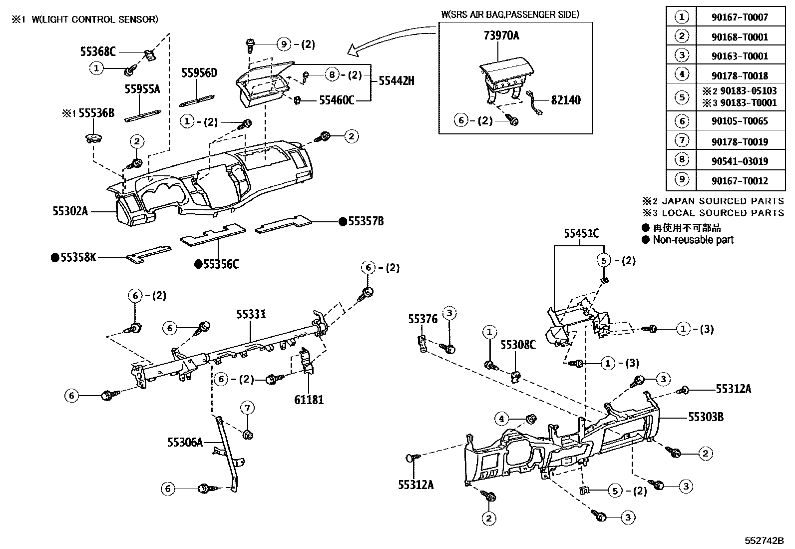 Parts diagram