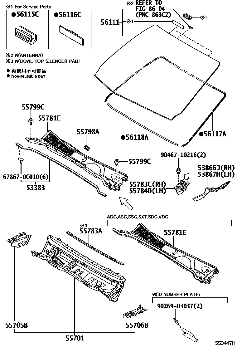 Parts diagram