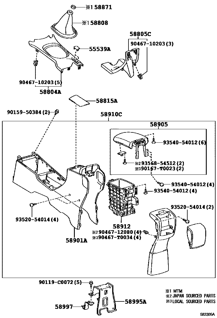 Parts diagram