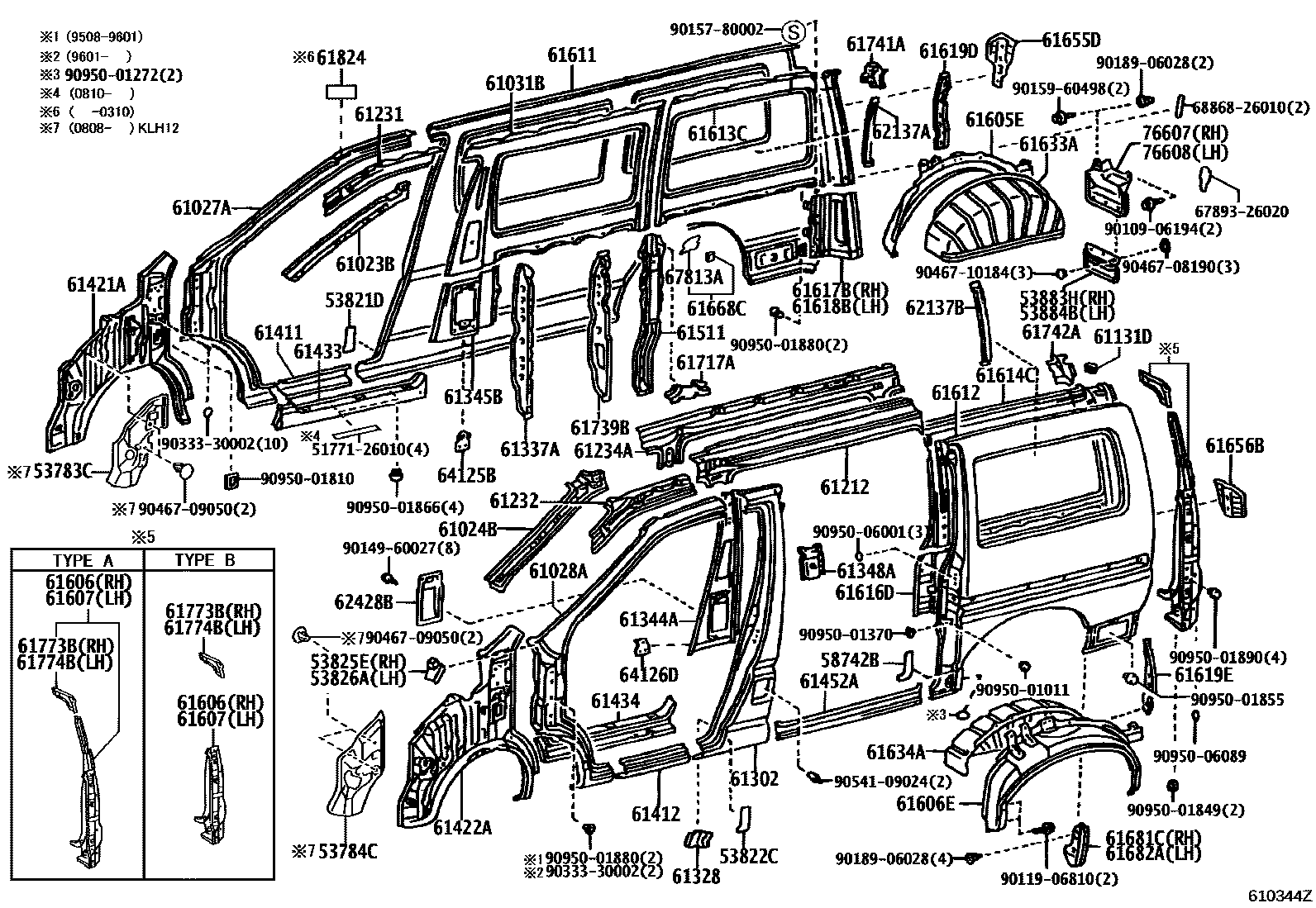 Parts diagram