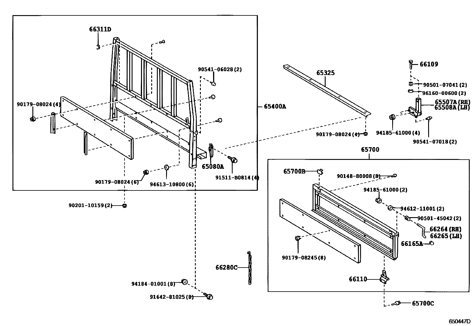 Parts diagram
