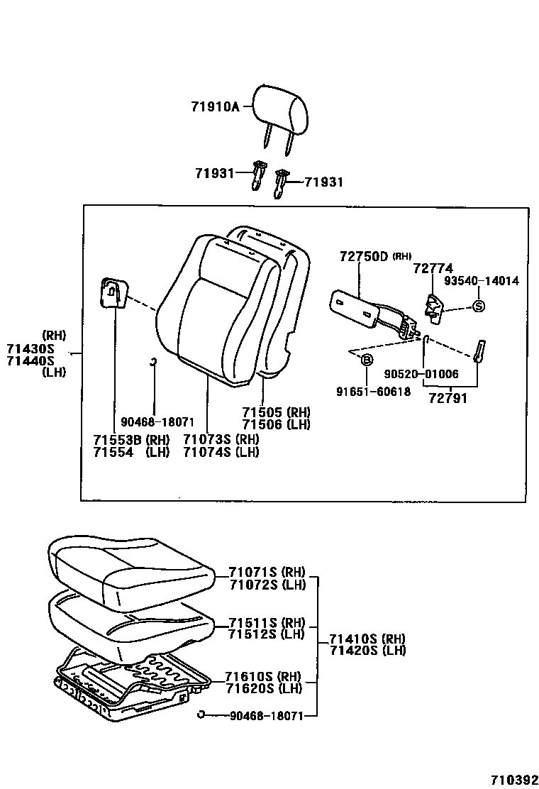 Parts diagram