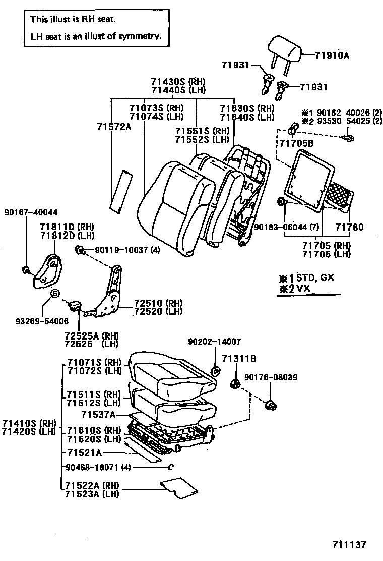 Parts diagram