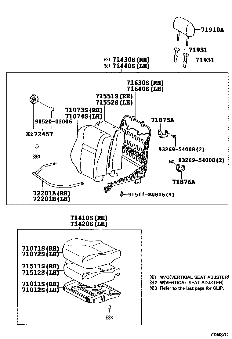 Parts diagram