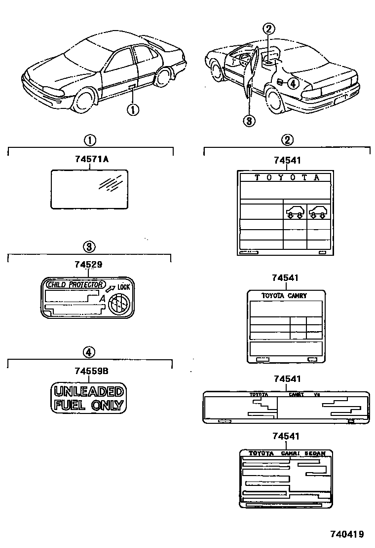 Parts diagram
