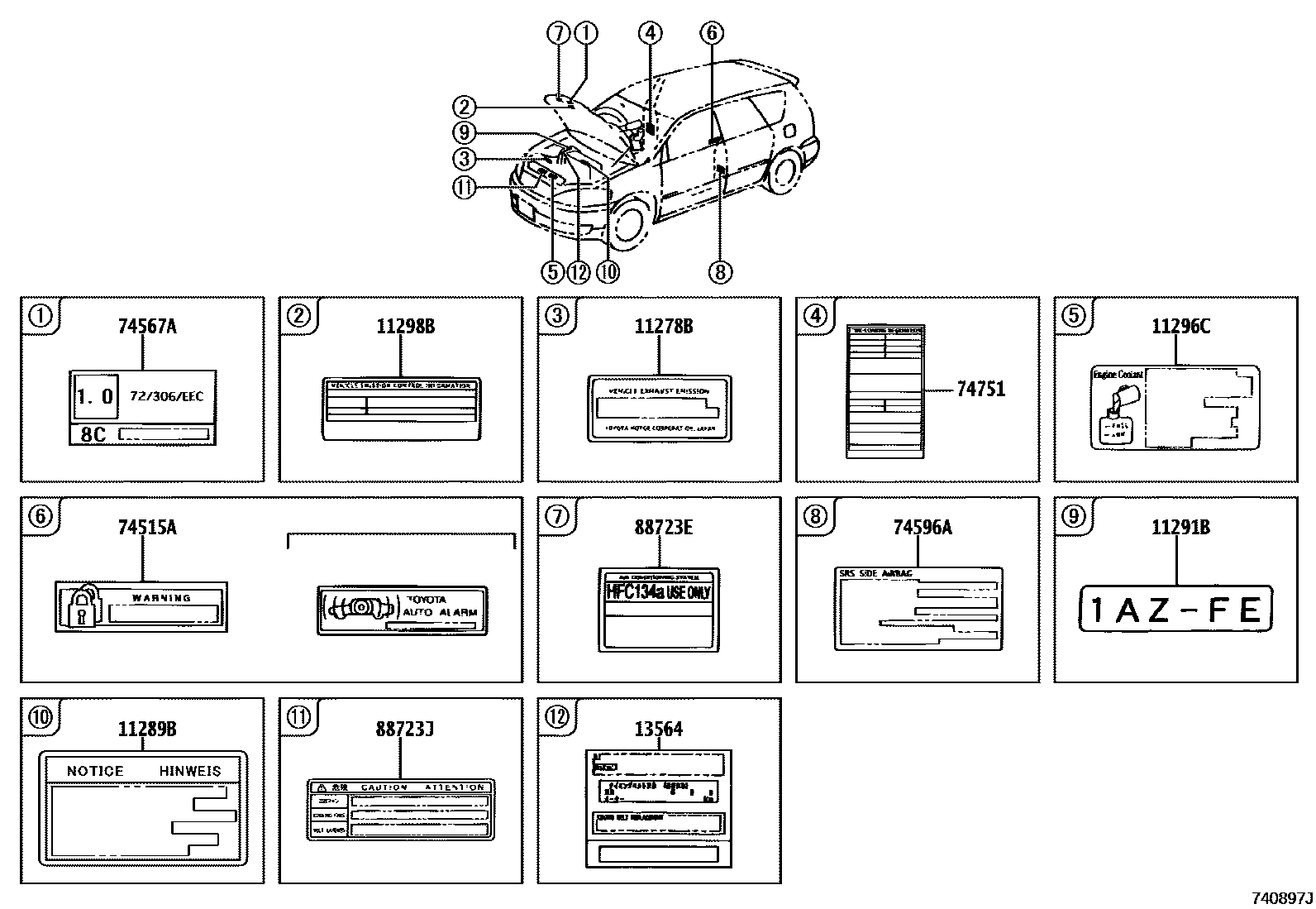 Parts diagram