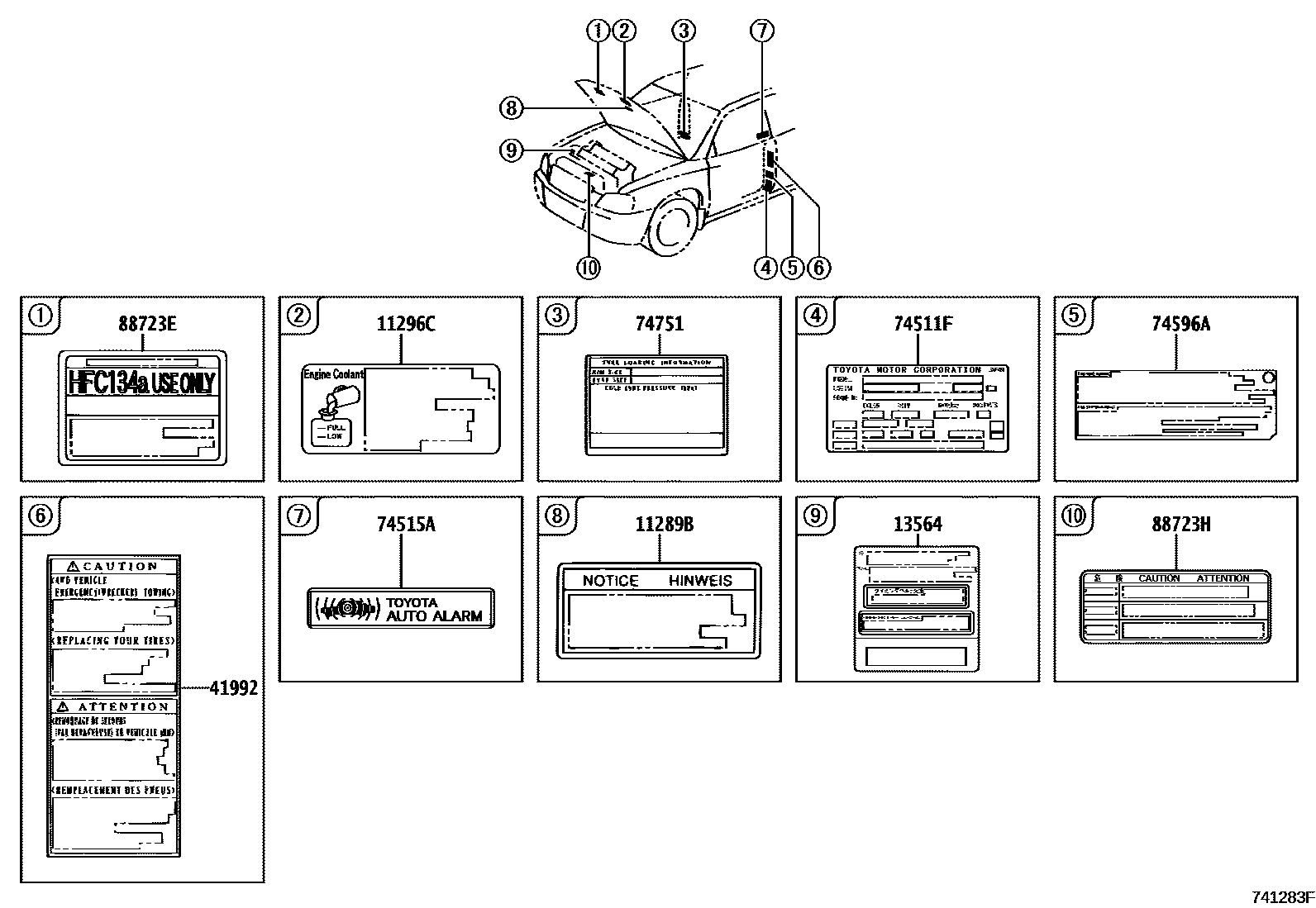 Parts diagram