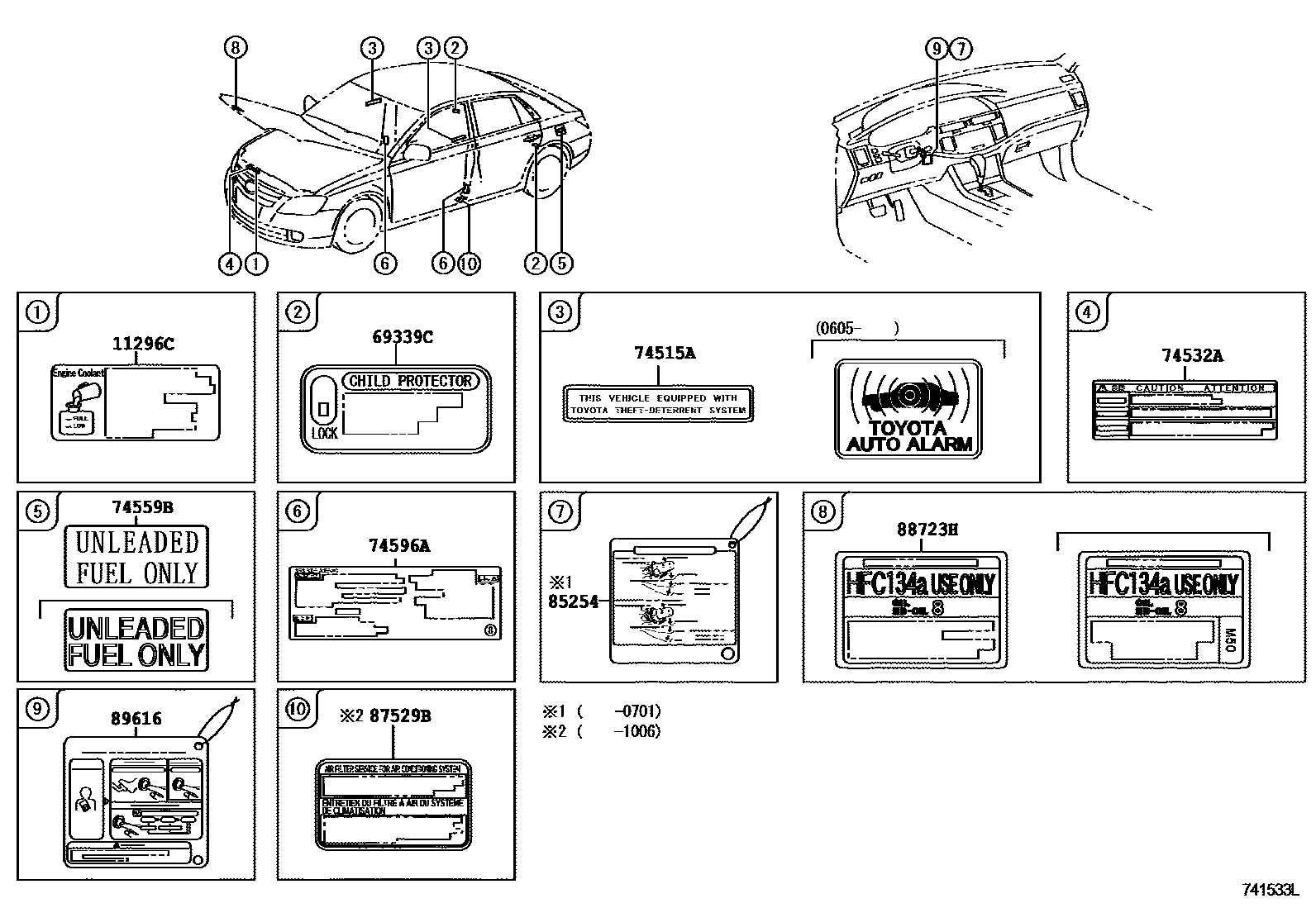 Parts diagram