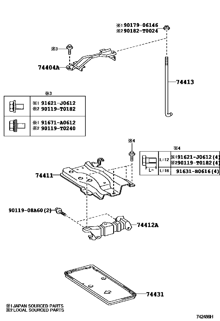 Parts diagram