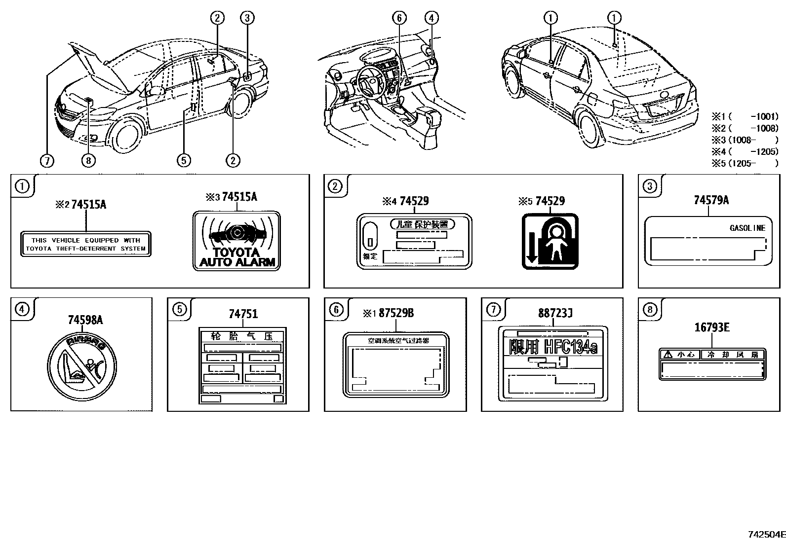 Parts diagram