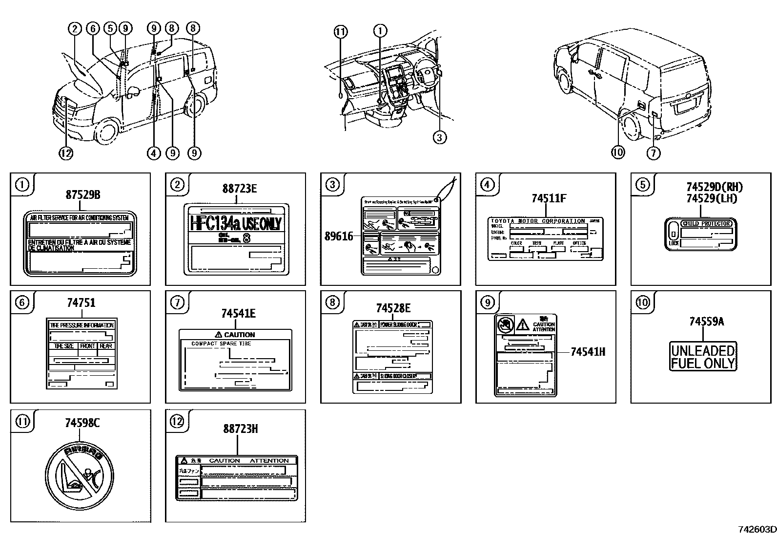 Parts diagram