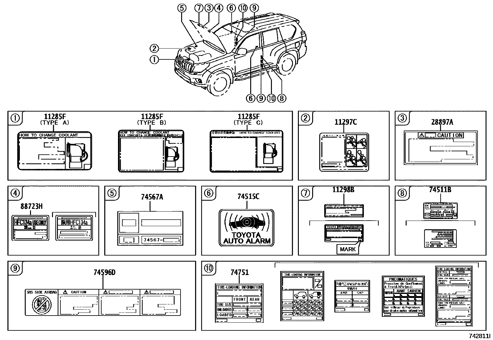 Parts diagram