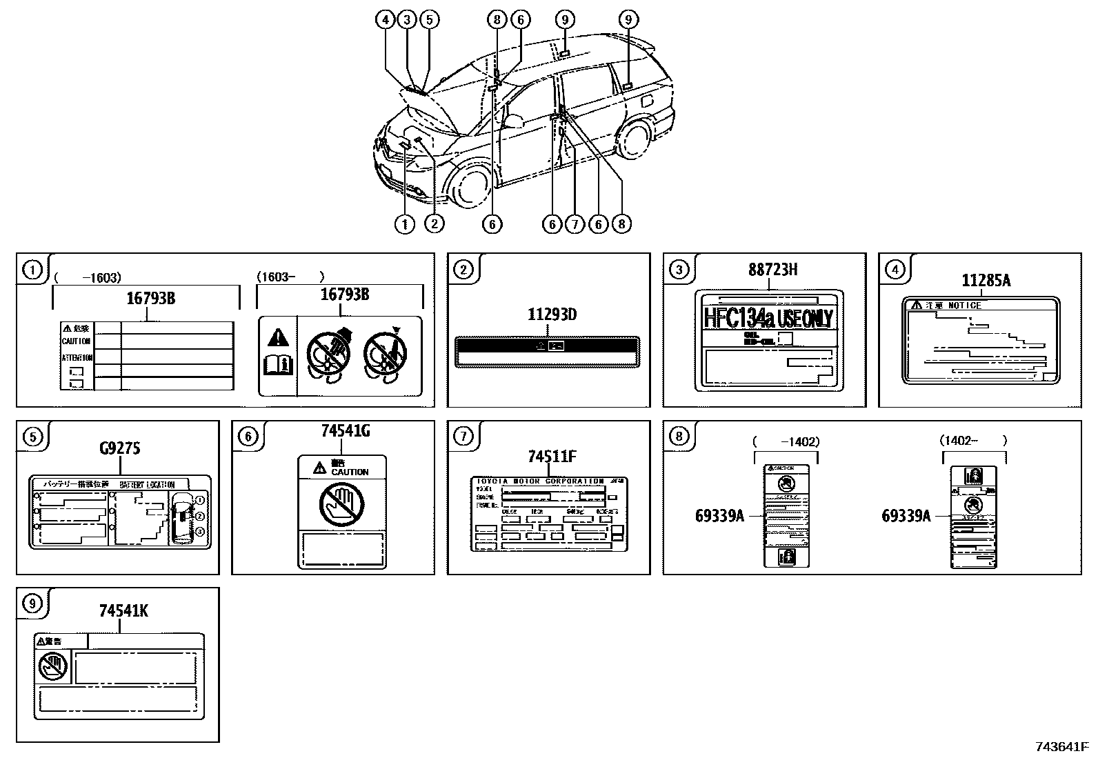 Parts diagram