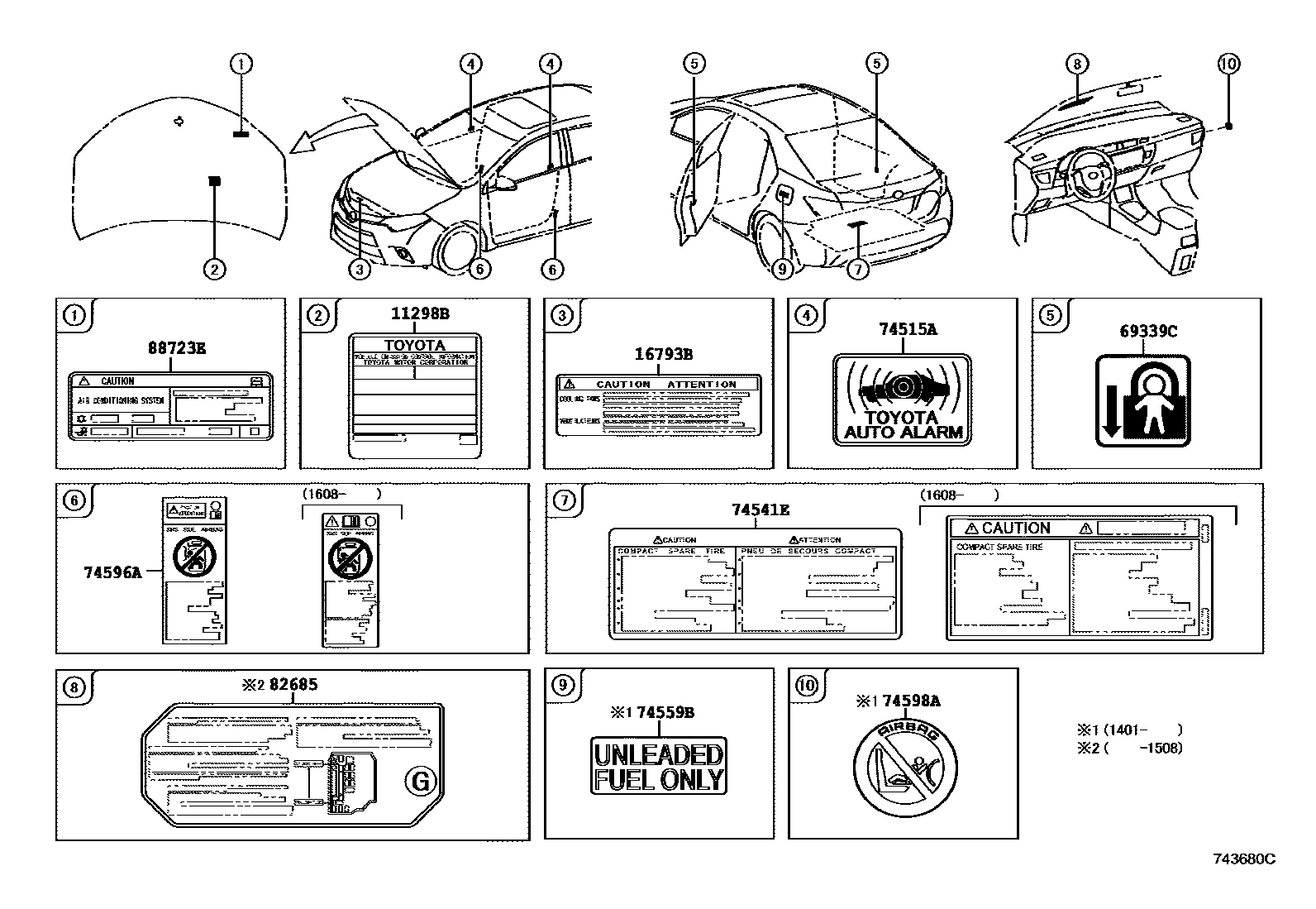 Parts diagram