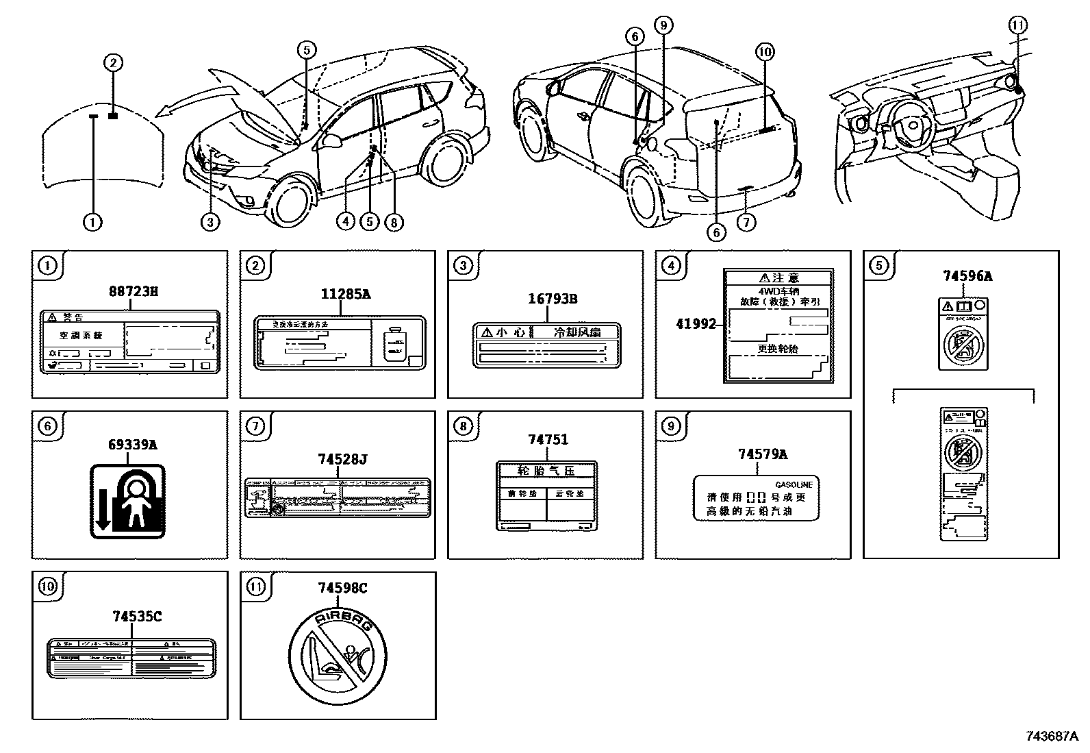 Parts diagram