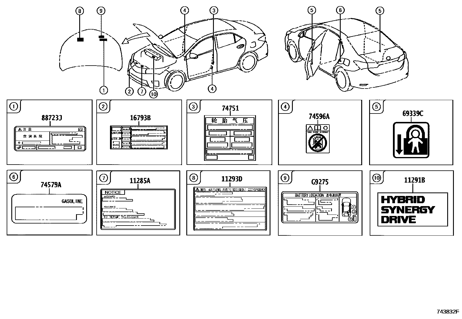 Parts diagram