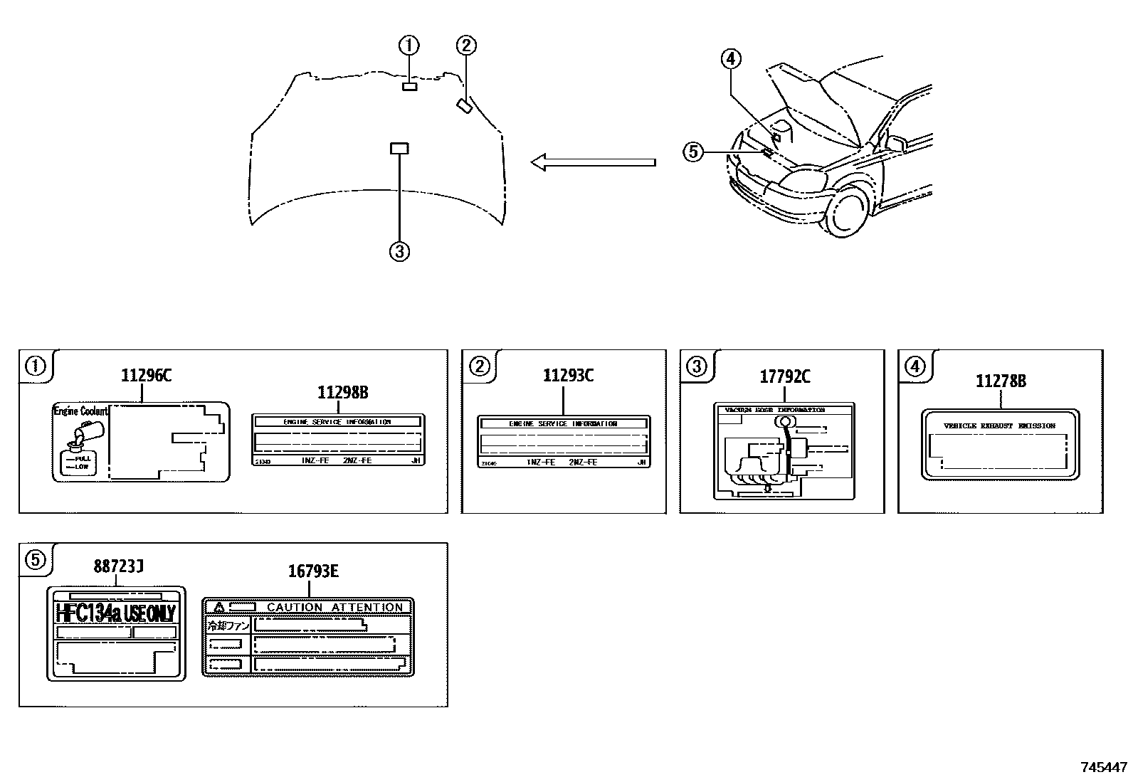 Parts diagram