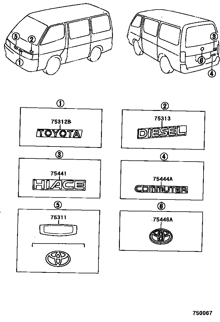 Parts diagram