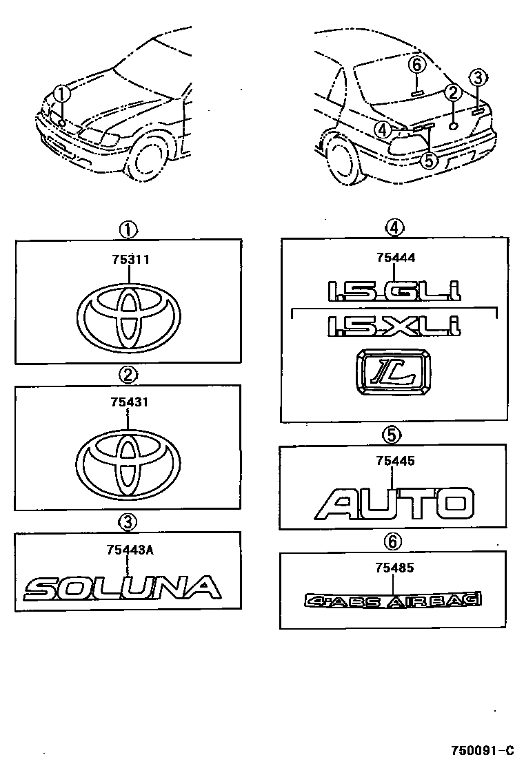 Parts diagram