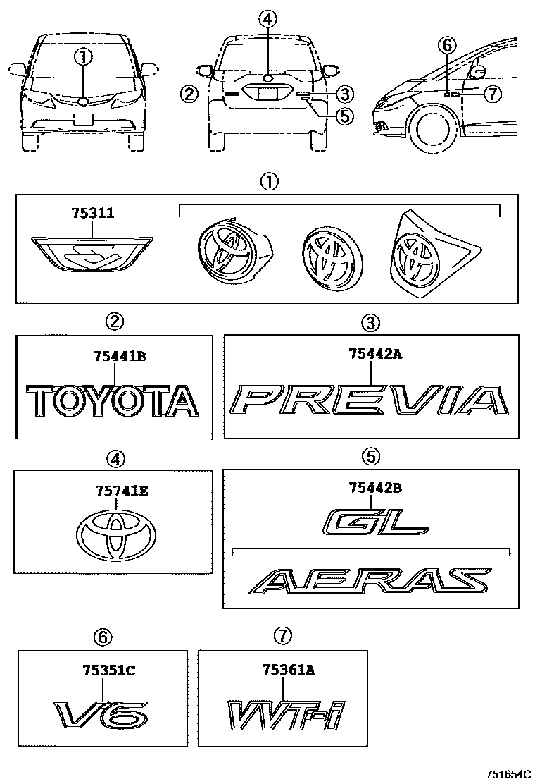Parts diagram