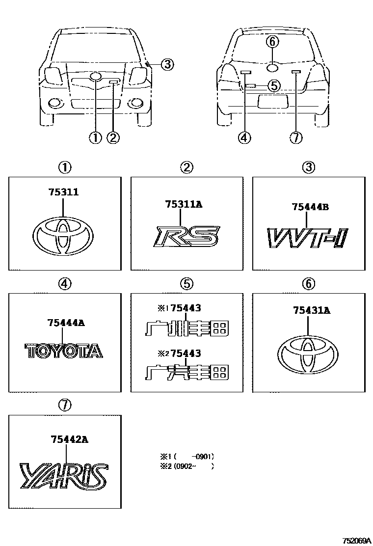 Parts diagram