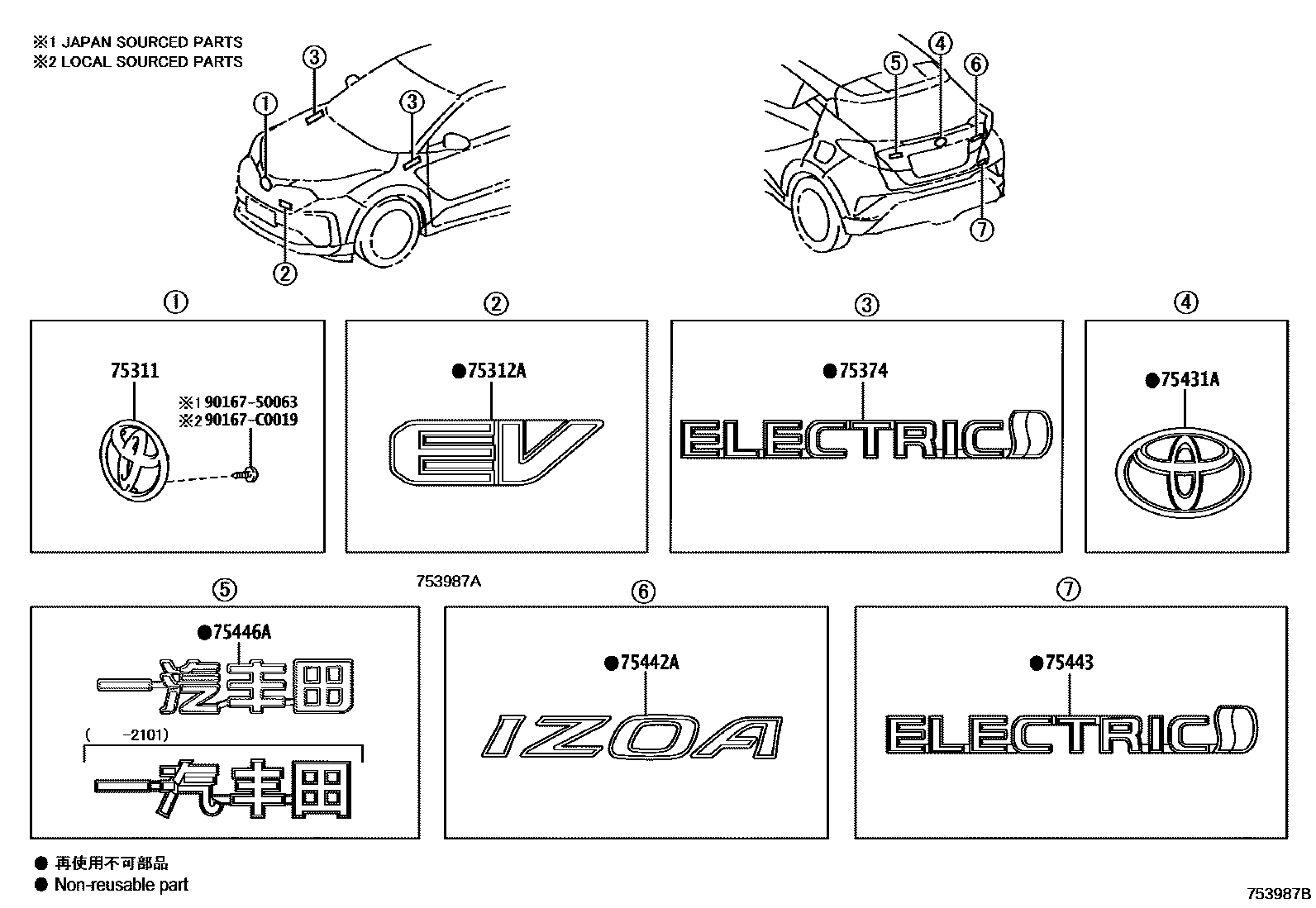 Parts diagram