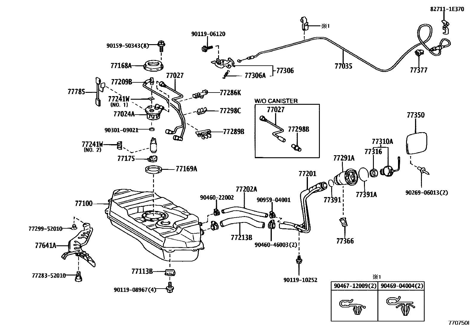 Parts diagram