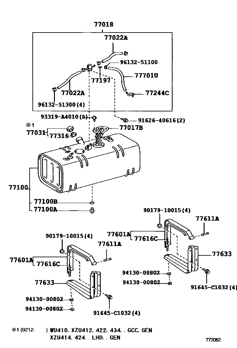Parts diagram