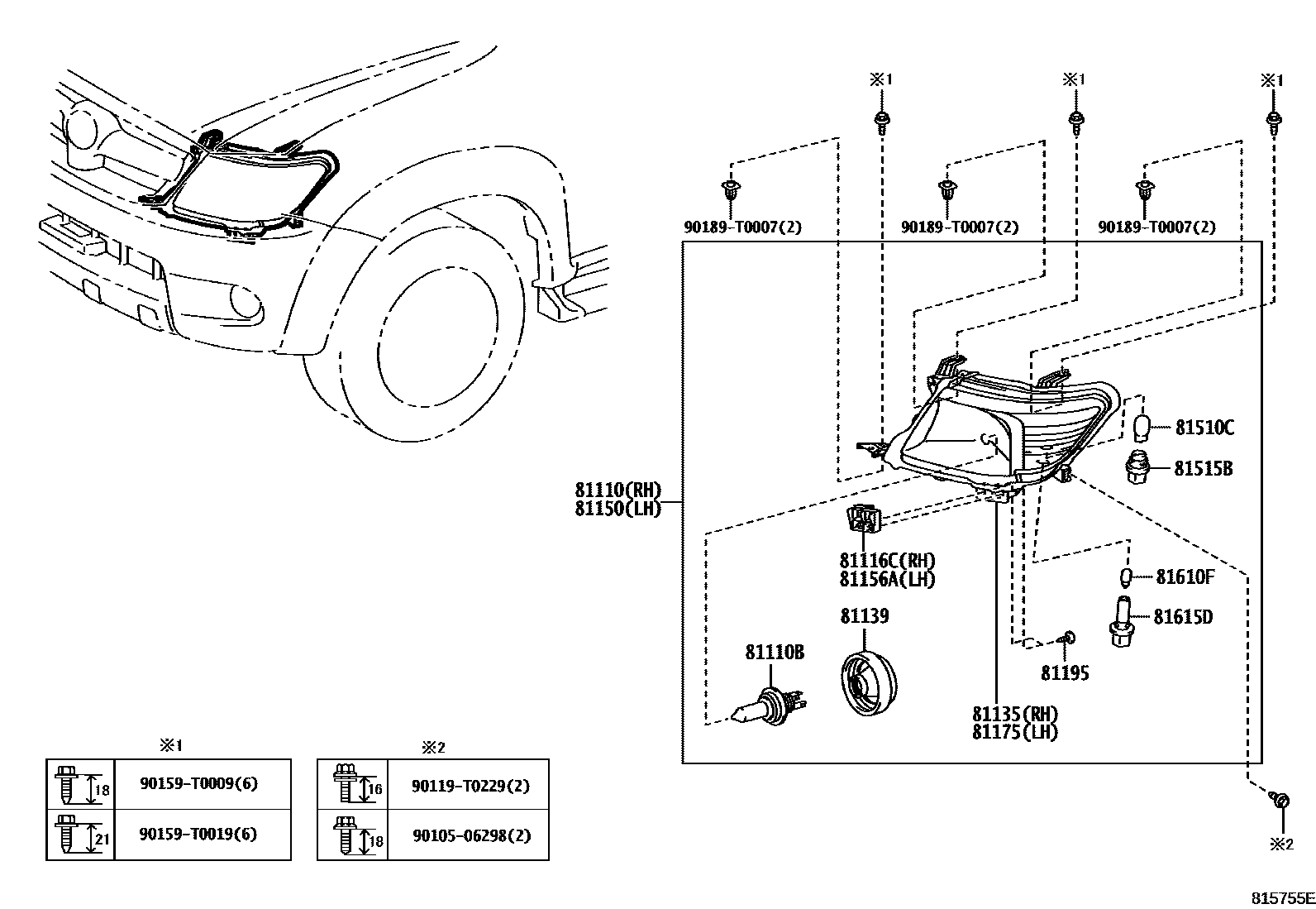Parts diagram
