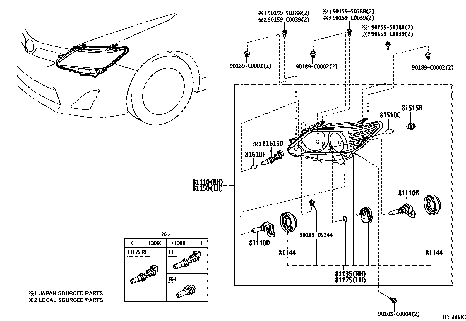 Parts diagram