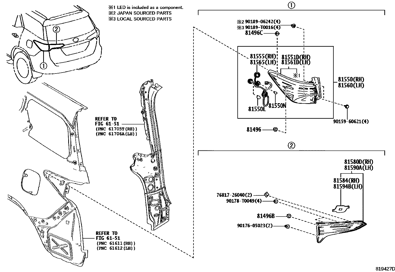 Parts diagram