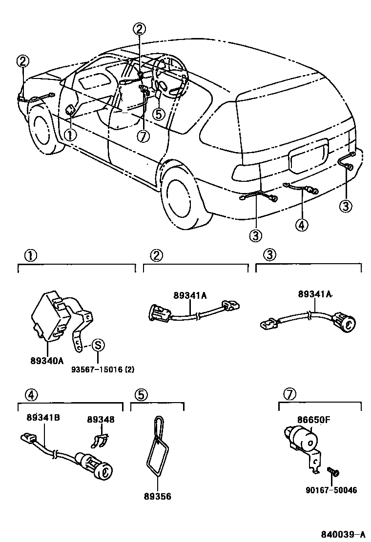 Parts diagram