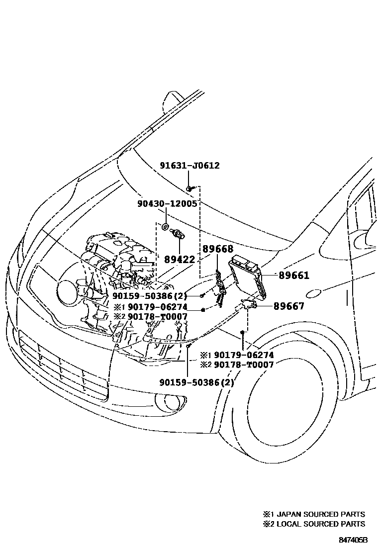 Parts diagram