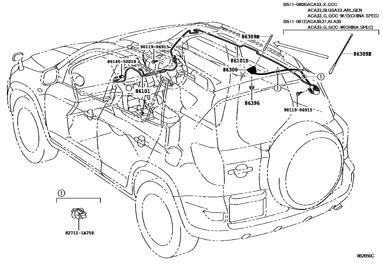 Parts diagram