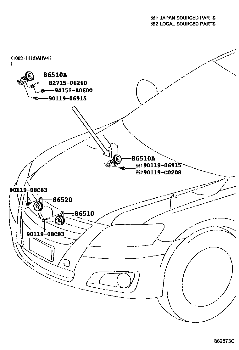 Parts diagram