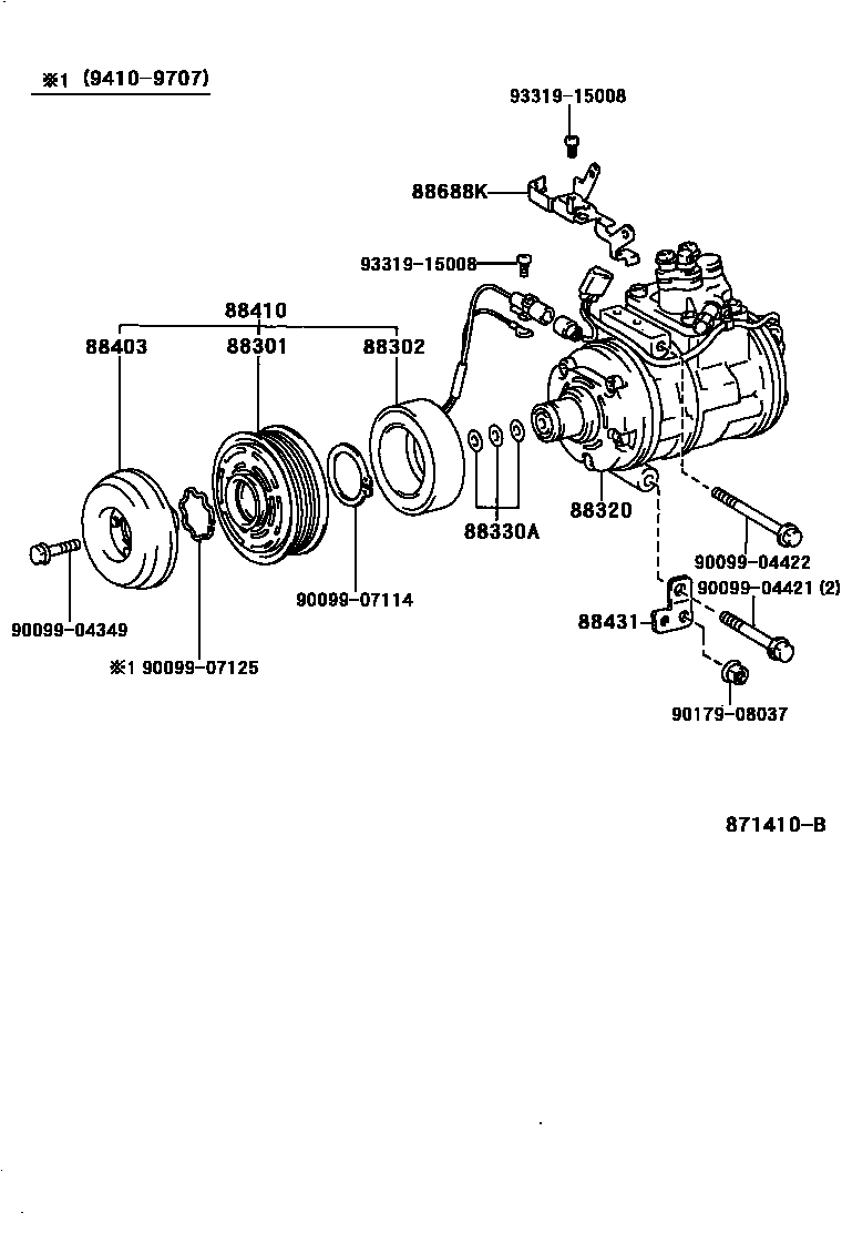 Parts diagram
