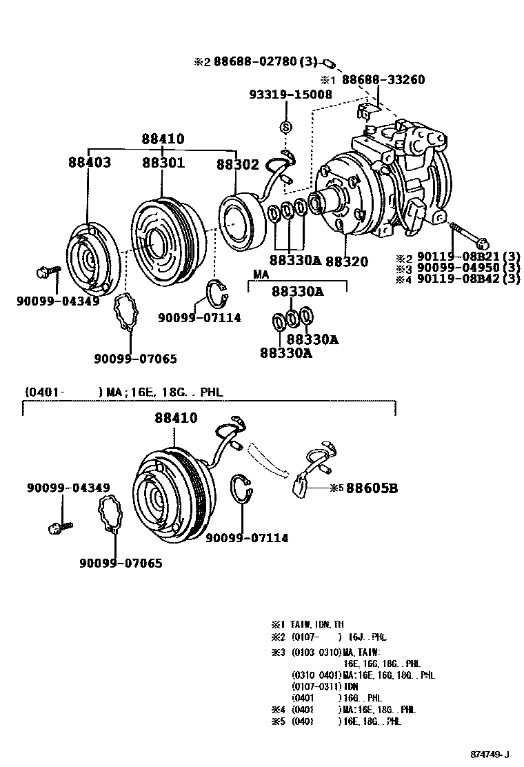Parts diagram
