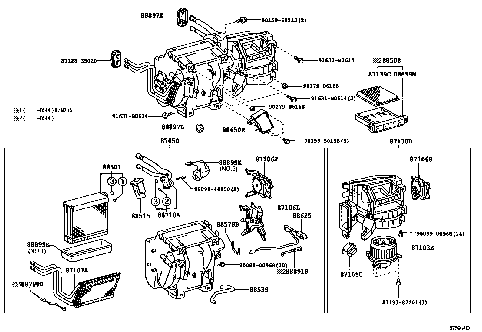 Parts diagram