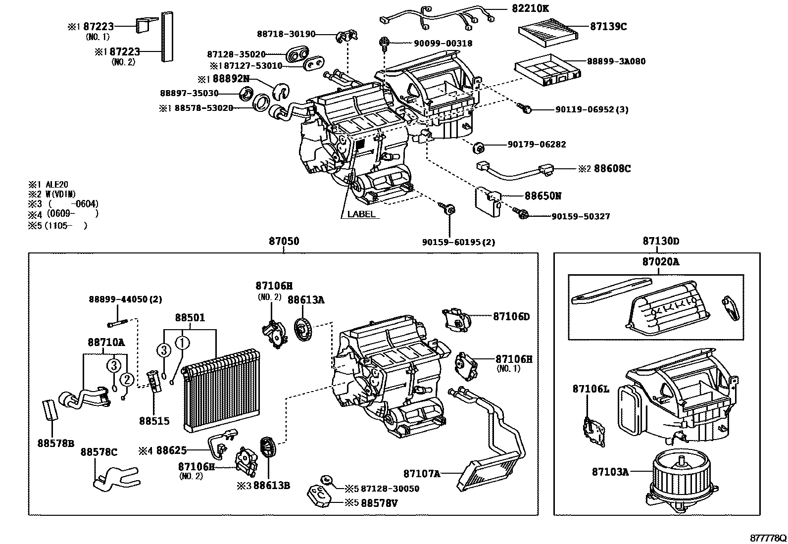 Parts diagram