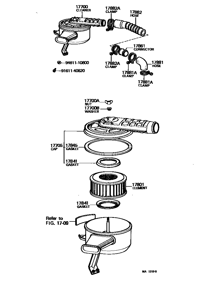 Parts diagram