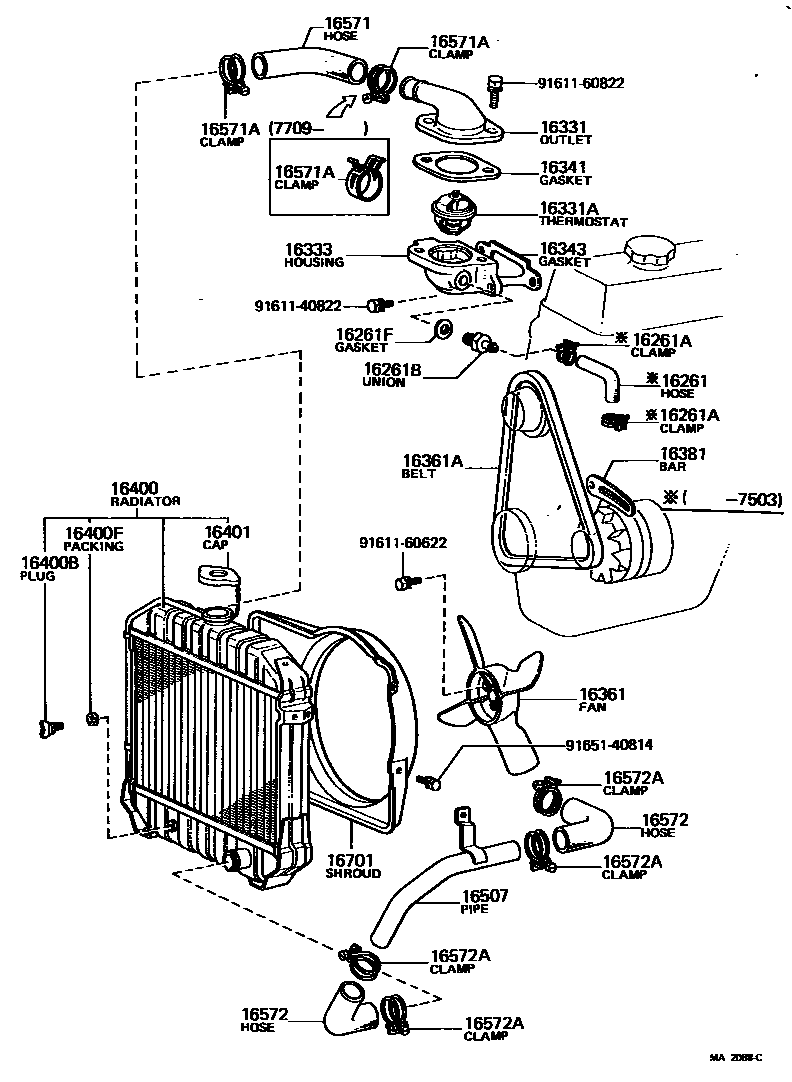 Parts diagram