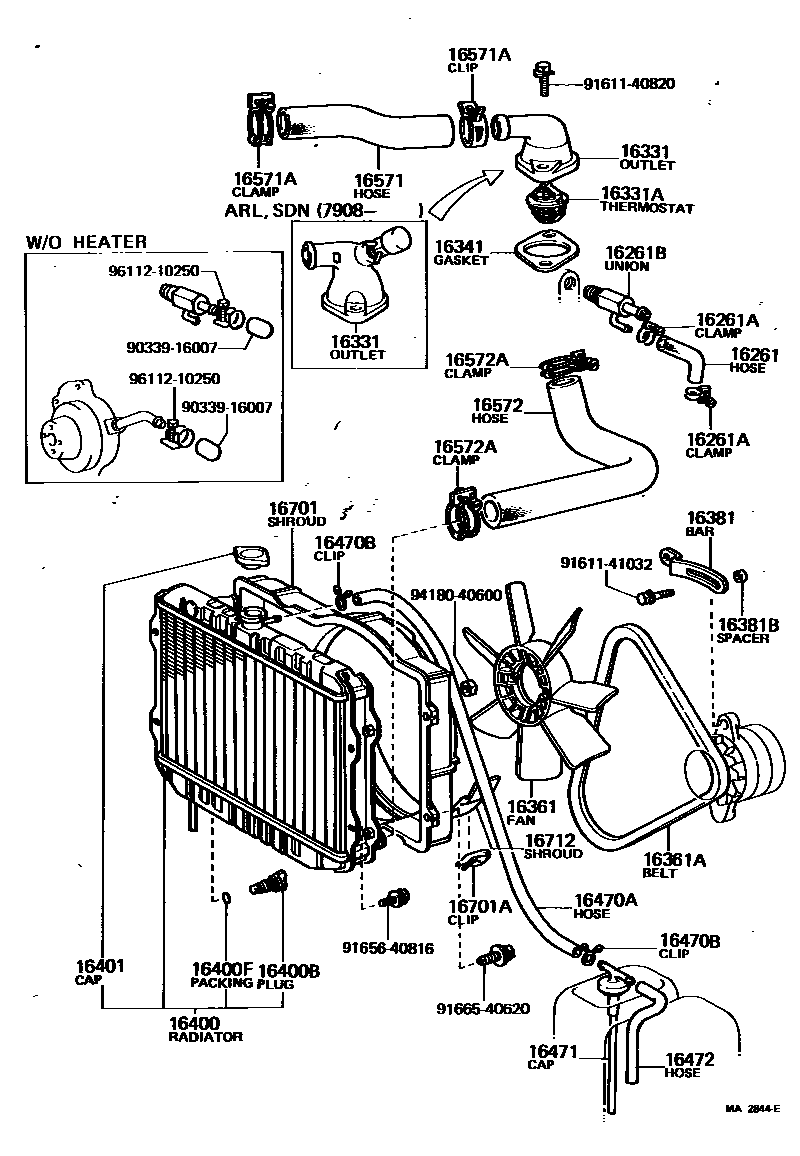 Parts diagram
