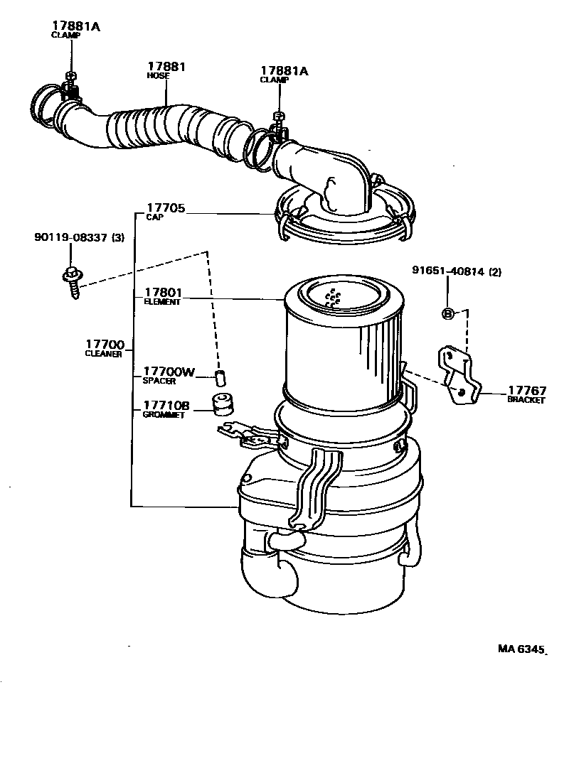 Parts diagram