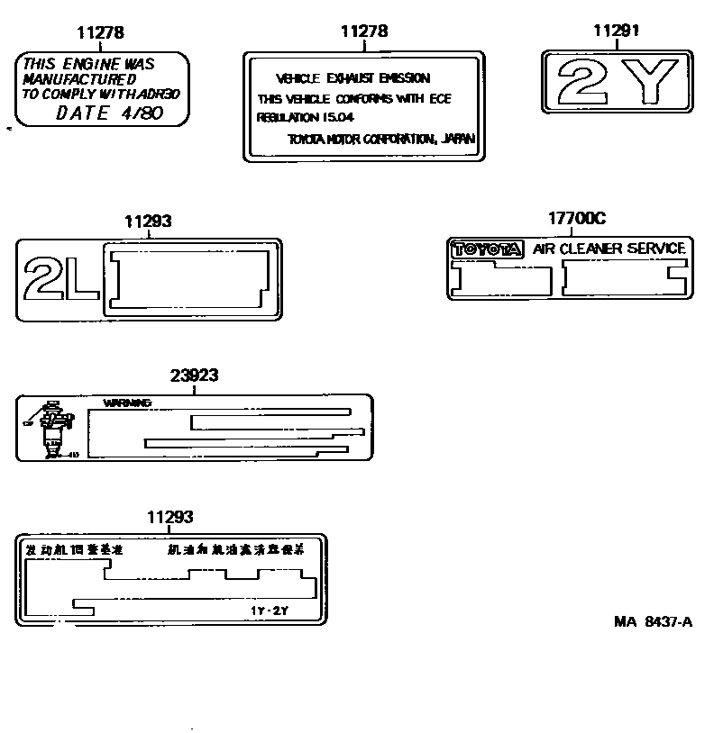 Parts diagram