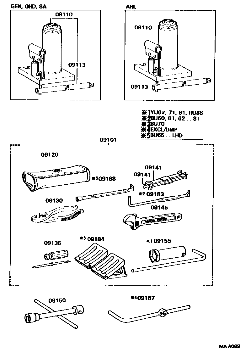 Parts diagram