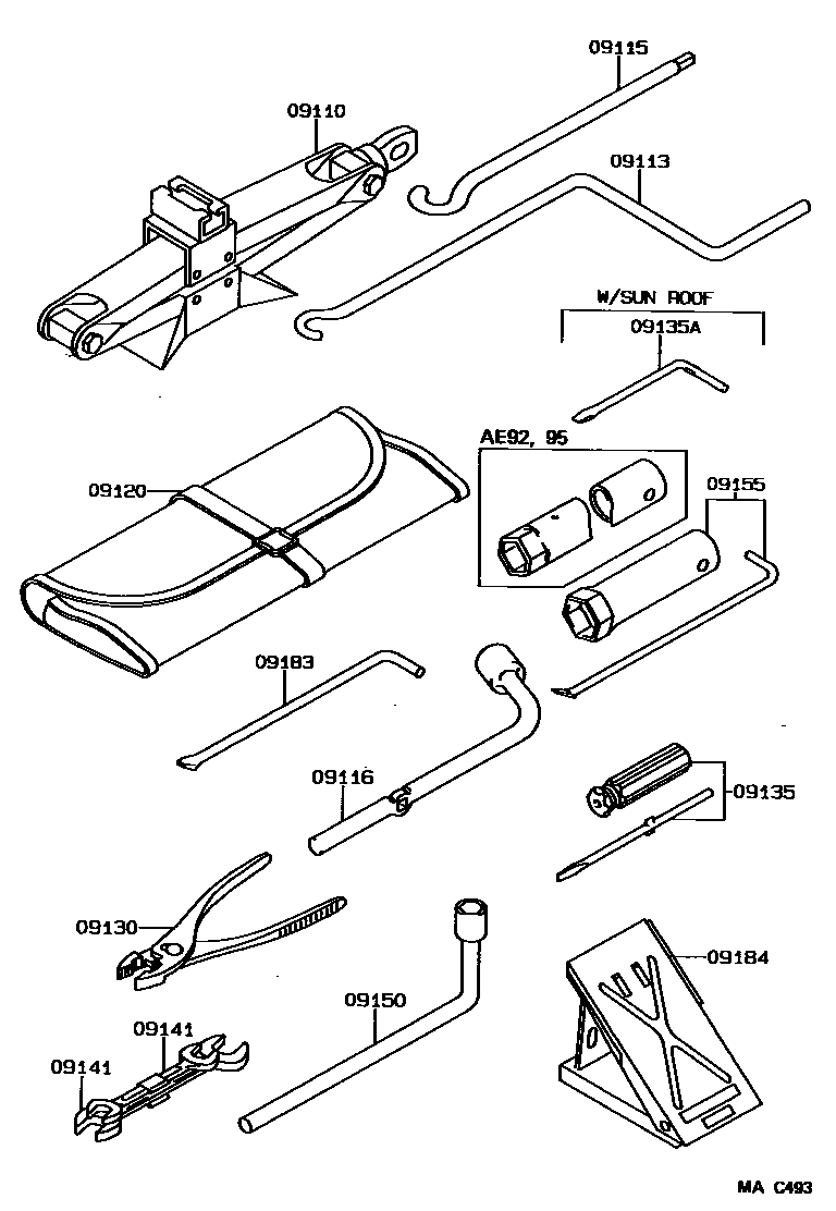 Parts diagram
