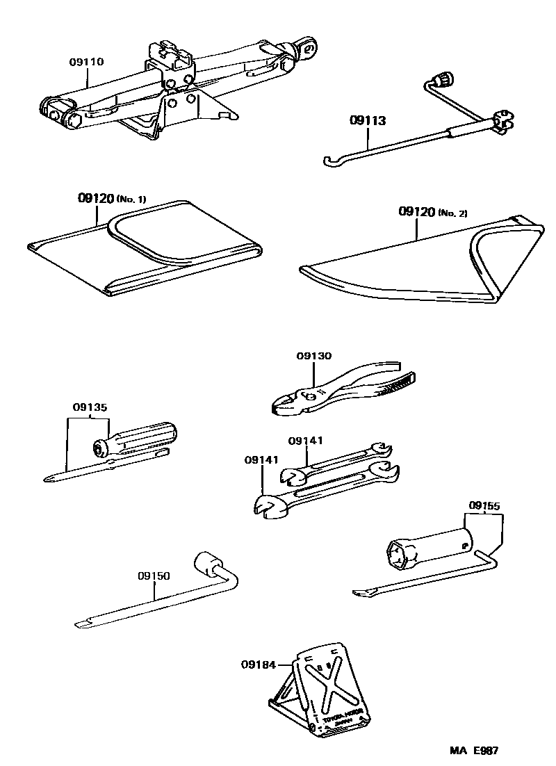 Parts diagram