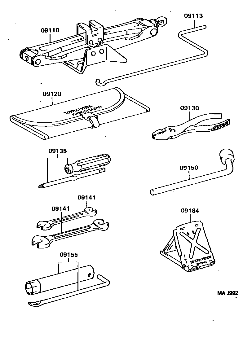 Parts diagram