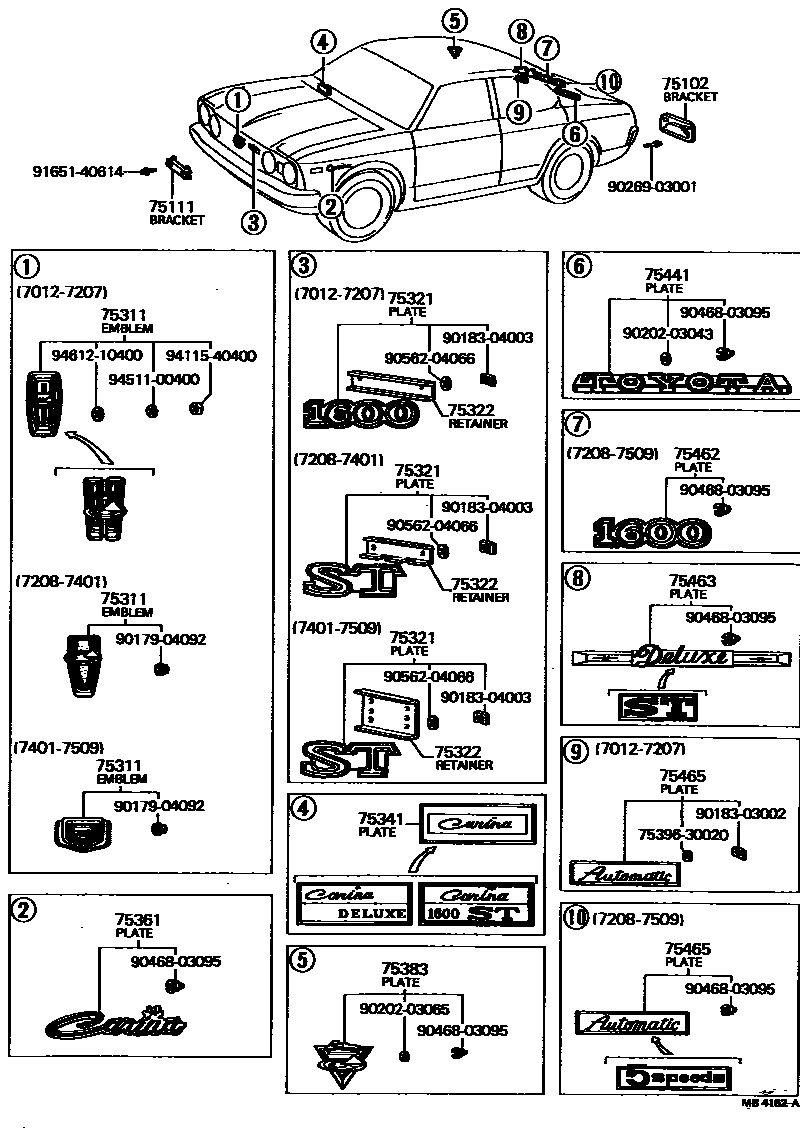 Parts diagram